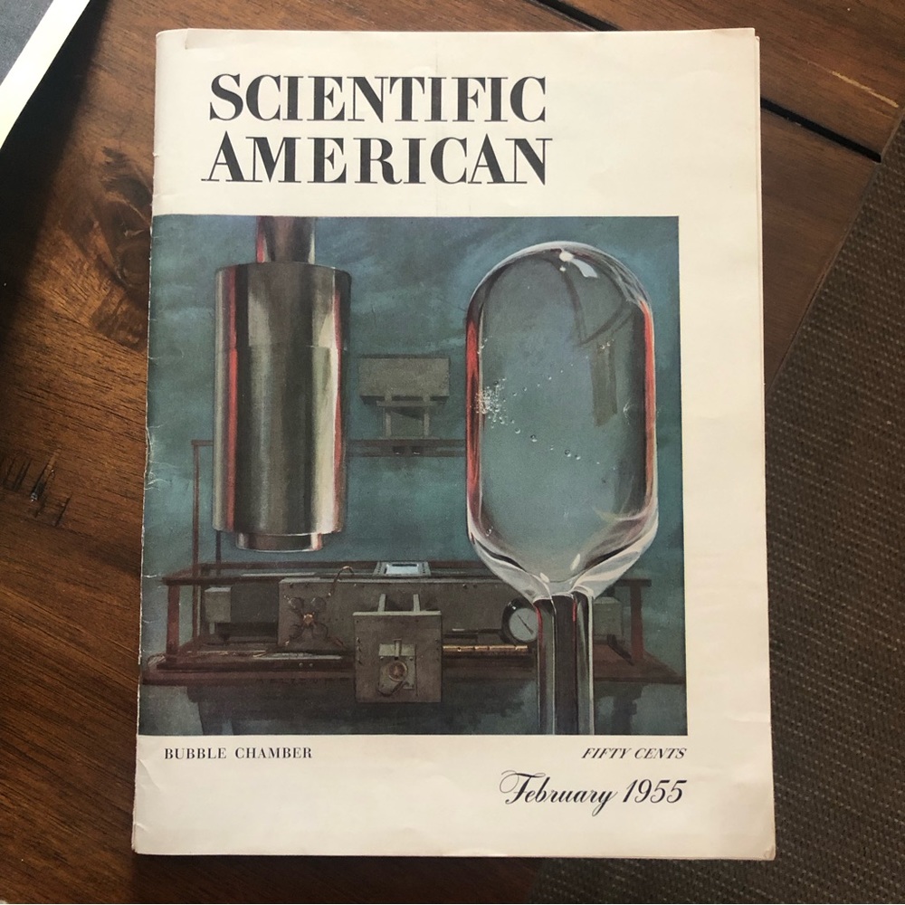 Vintage Medical Journal, Scientific American from February 1955